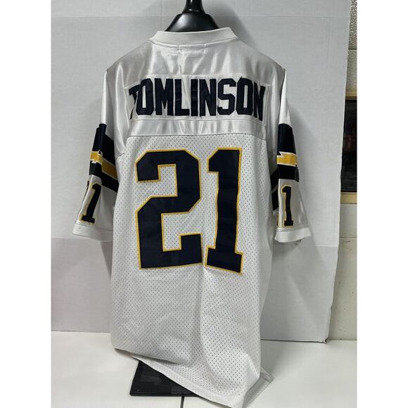 Mitchell Ness LaDainian Tomlinson #21 Stitched Chargers Jersey